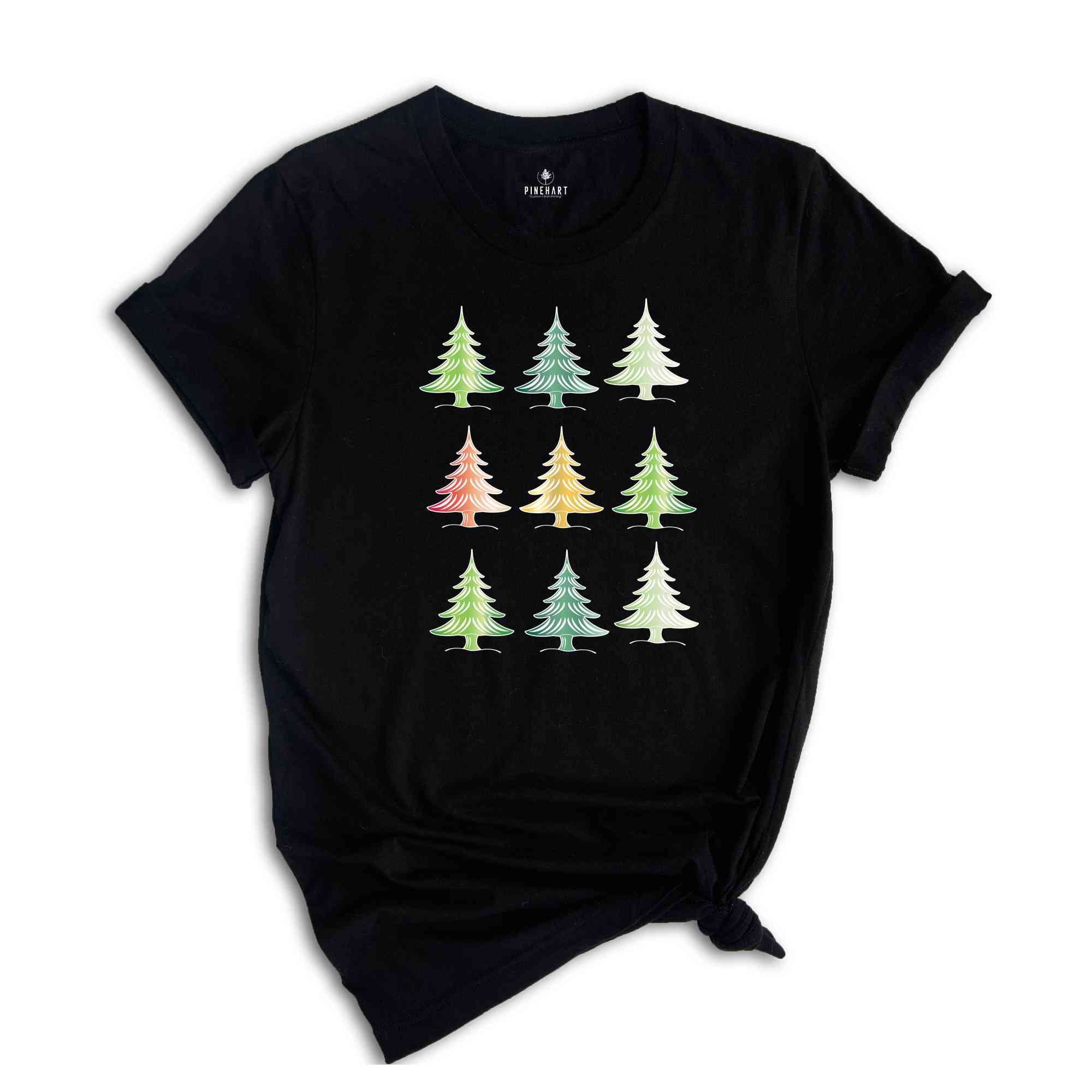 Cute Christmas Trees Shirt, Christmas Spirit Tee, Christmas Party Costume, Christmas Family Tee, 2026 Christmas Gift