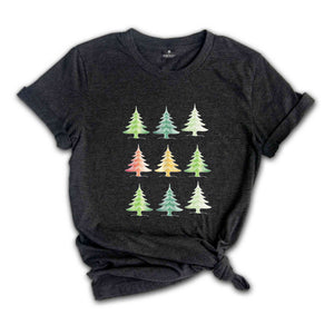 Cute Christmas Trees Shirt, Christmas Spirit Tee, Christmas Party Costume, Christmas Family Tee, 2026 Christmas Gift