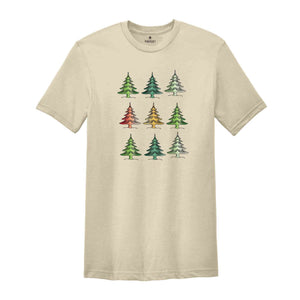 Cute Christmas Trees Shirt, Christmas Spirit Tee, Christmas Party Costume, Christmas Family Tee, 2026 Christmas Gift