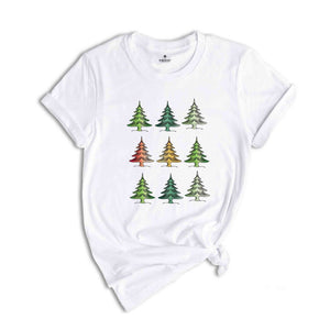 Cute Christmas Trees Shirt, Christmas Spirit Tee, Christmas Party Costume, Christmas Family Tee, 2026 Christmas Gift