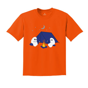 Cute Ghosts Camping Halloween Shirt, Halloween Ghost Shirt, Camping Shirt, Fall Halloween Costume Spooky Tee, Cute Boo Shirt, Halloween Gift