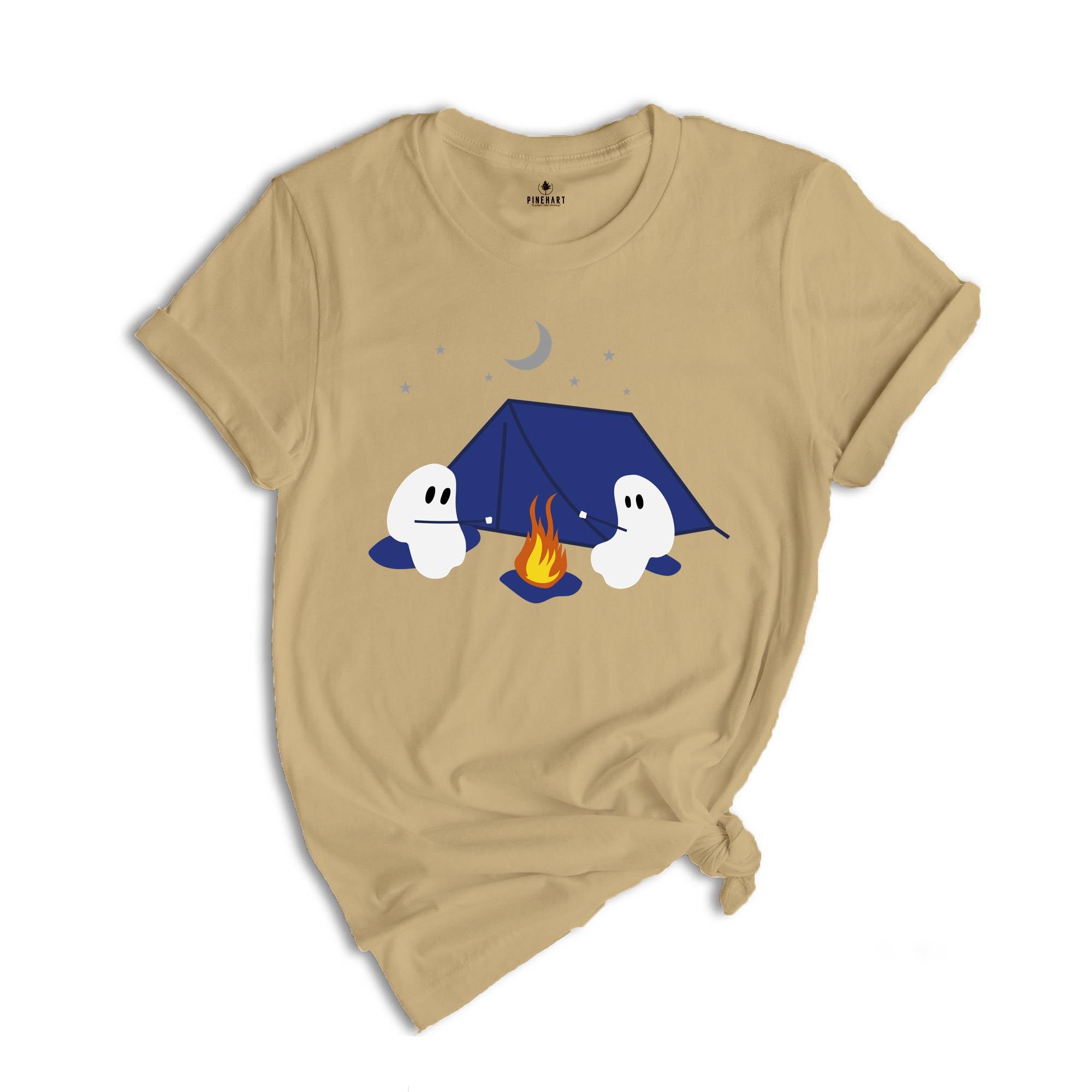 Cute Ghosts Camping Halloween Shirt, Halloween Ghost Shirt, Camping Shirt, Fall Halloween Costume Spooky Tee, Cute Boo Shirt, Halloween Gift