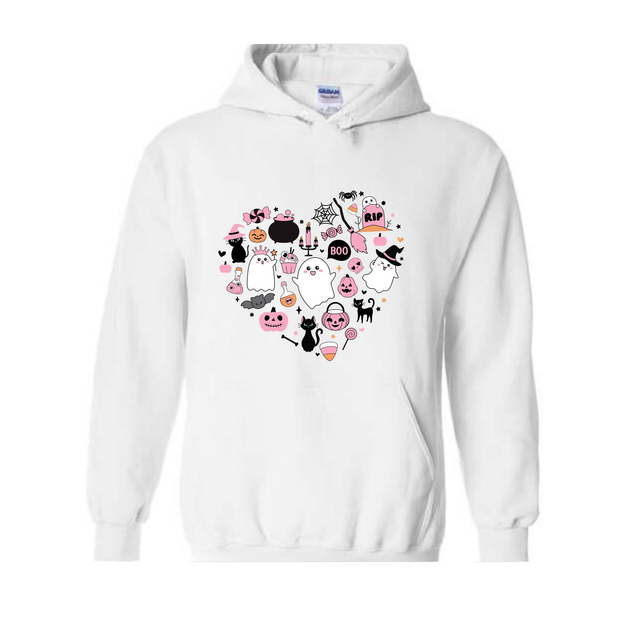 Cute Halloween Sweatshirt, Boo Shirt, Halloween Gift Sweater, Spooky Vibes Sweatshirt, Halloween Crewneck, Halloween Shirt, Cute Gift