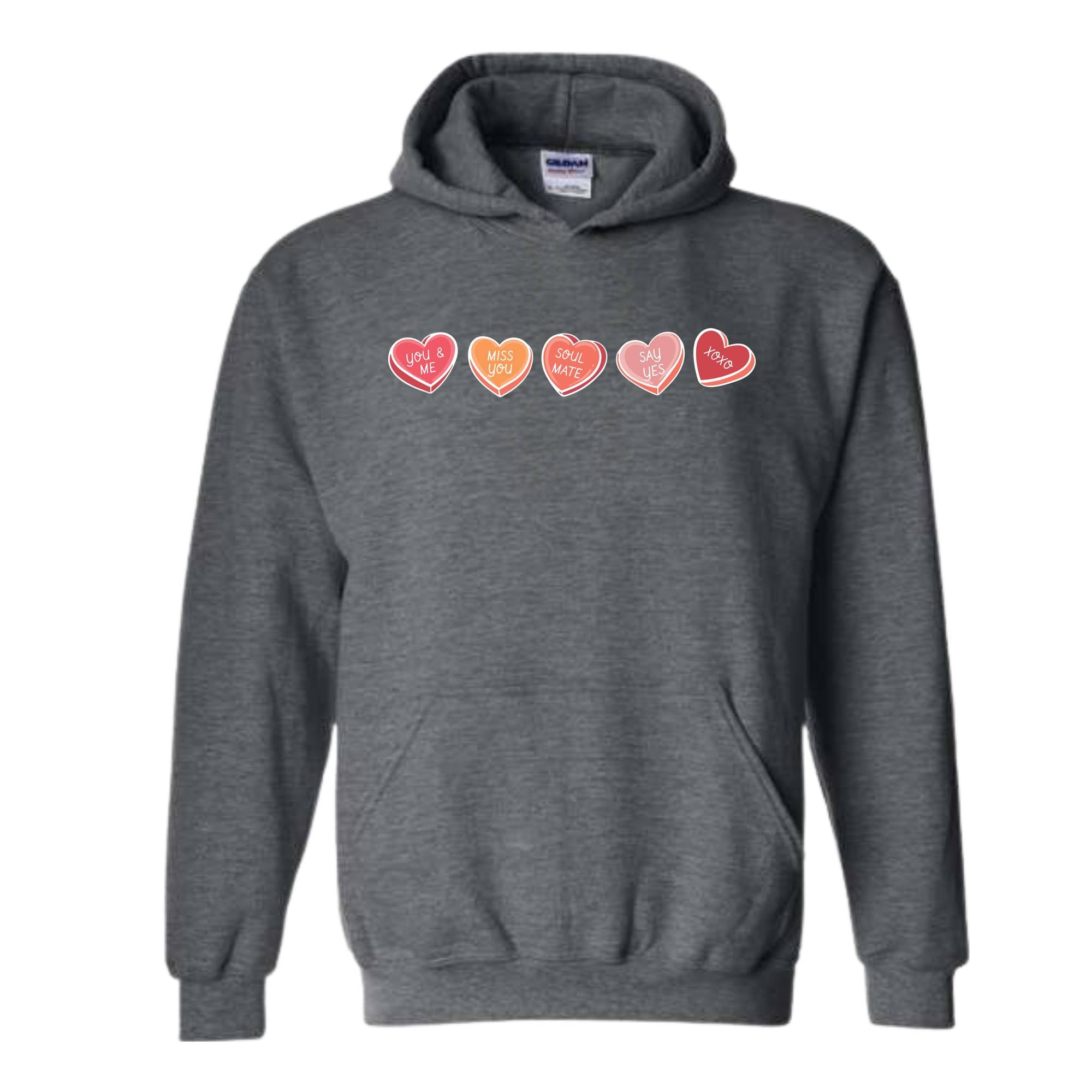Cute Hearts Valentines Sweatshirt, Cute Valentines Day Sweater, Valentines Day Sweatshirt, Valentines Day Gifts