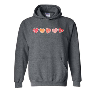Cute Hearts Valentines Sweatshirt, Cute Valentines Day Sweater, Valentines Day Sweatshirt, Valentines Day Gifts