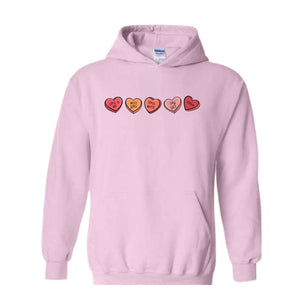 Cute Hearts Valentines Sweatshirt, Cute Valentines Day Sweater, Valentines Day Sweatshirt, Valentines Day Gifts
