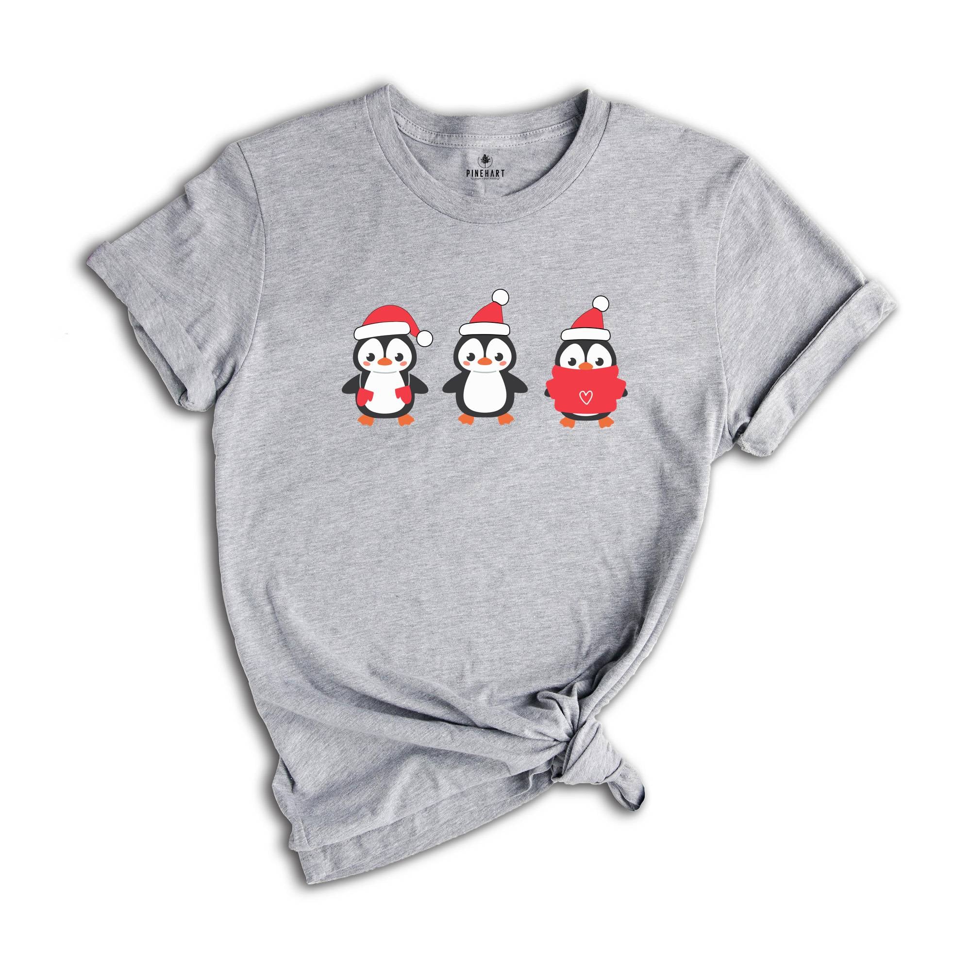 Cute Penguins Shirt, Christmas Penguins Shirt, Adorable Christmas Tee, Christmas Gift, Xmas Party Shirt, Christmas Family Shirt