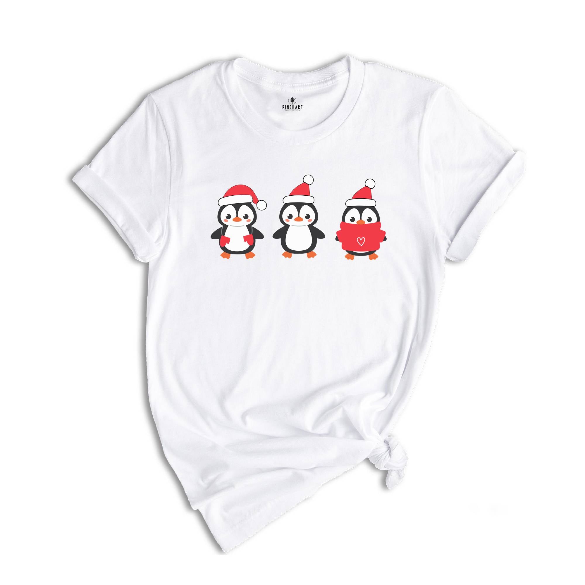 Cute Penguins Shirt, Christmas Penguins Shirt, Adorable Christmas Tee, Christmas Gift, Xmas Party Shirt, Christmas Family Shirt
