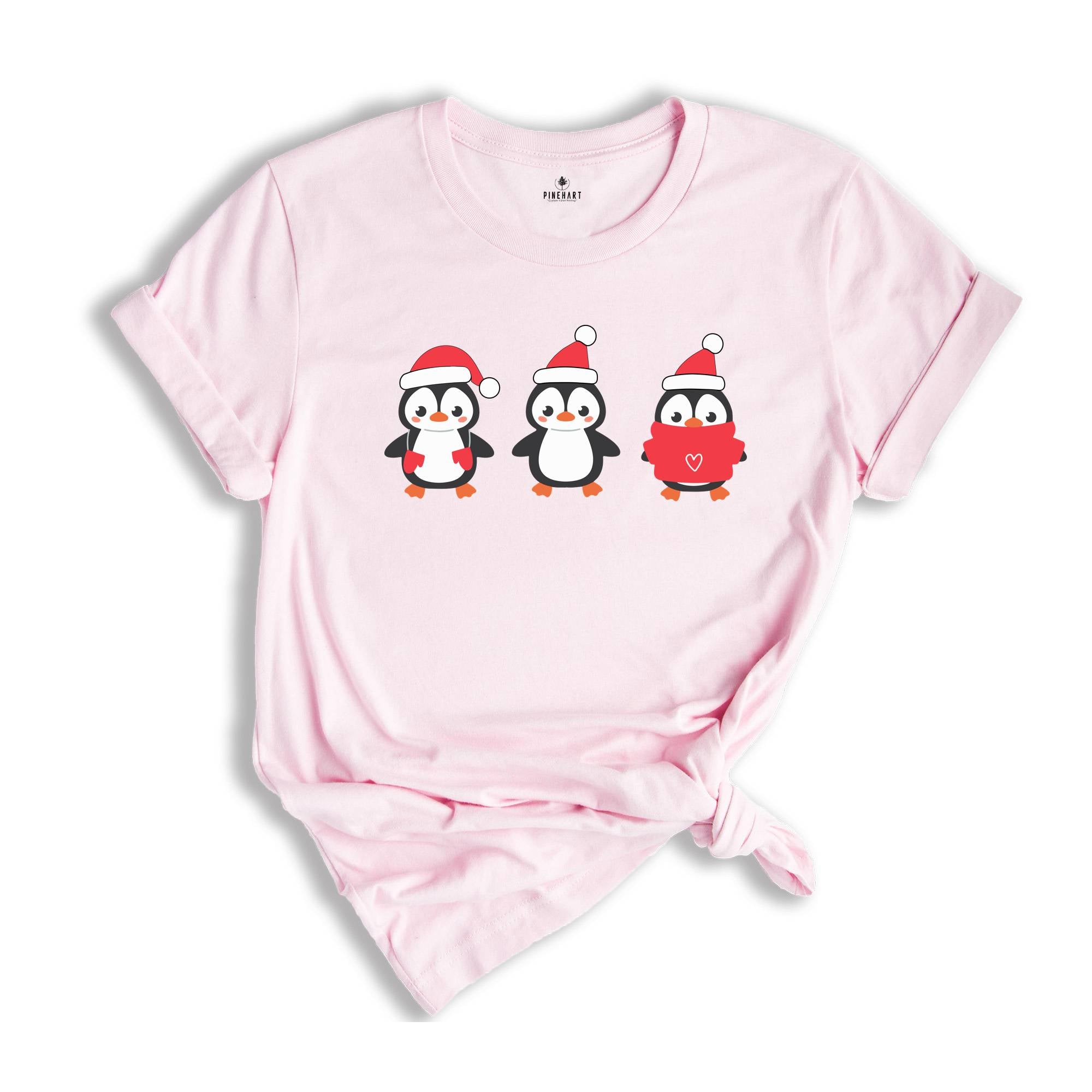Cute Penguins Shirt, Christmas Penguins Shirt, Adorable Christmas Tee, Christmas Gift, Xmas Party Shirt, Christmas Family Shirt