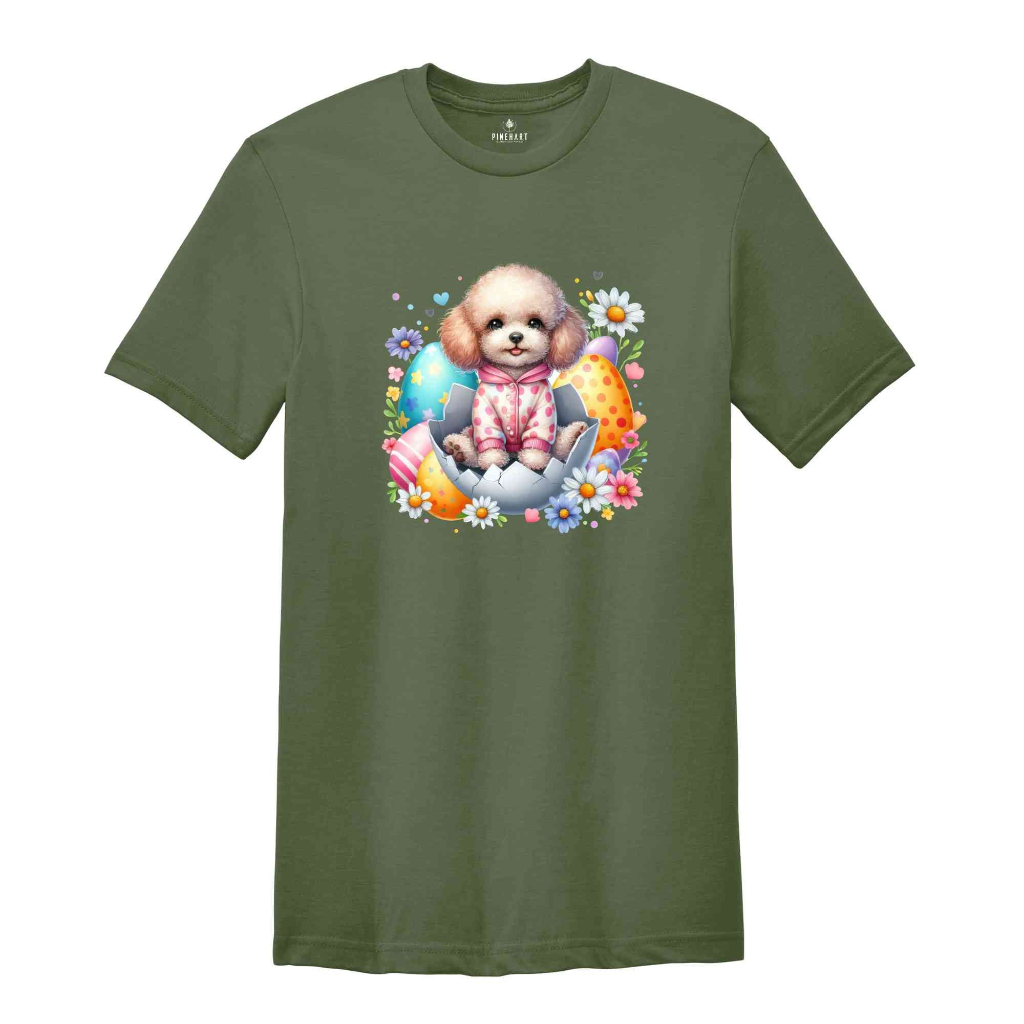 Cute Poodle Easter Shirt, Happy Easter Shirt, Poodle Easter Shirt, Dog Mom Shirt, Dog Lover Shirt, Cute Easter Shirt, Easter Dog Bunny