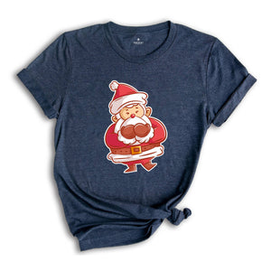 Cute Santa Shirt, Kawaii Santa Shirt, Christmas Sweatshirt, Christmas Party Tee, Cute Xmas Shirt, Holiday Shirt, Adorable Santa Tee