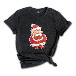 Cute Santa Shirt, Kawaii Santa Shirt, Christmas Sweatshirt, Christmas Party Tee, Cute Xmas Shirt, Holiday Shirt, Adorable Santa Tee