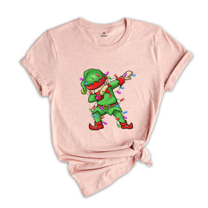 Dabbing Elf Shirt, Christmas Elf Tee, Funny Xmas Shirt, Christmas Party Tee, Family Reunion, Christmas Outfit, Christmas Sweatshirt