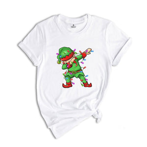 Dabbing Elf Shirt, Christmas Elf Tee, Funny Xmas Shirt, Christmas Party Tee, Family Reunion, Christmas Outfit, Christmas Sweatshirt
