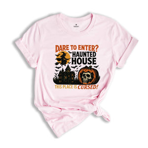 Dare To Enter Shirt, Halloween Shirts, Hocus Pocus Shirt, Halloween Party, Fall Shirts, Skeleton Shirt, Funny Halloween Shirt