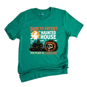 Dare To Enter Shirt, Halloween Shirts, Hocus Pocus Shirt, Halloween Party, Fall Shirts, Skeleton Shirt, Funny Halloween Shirt