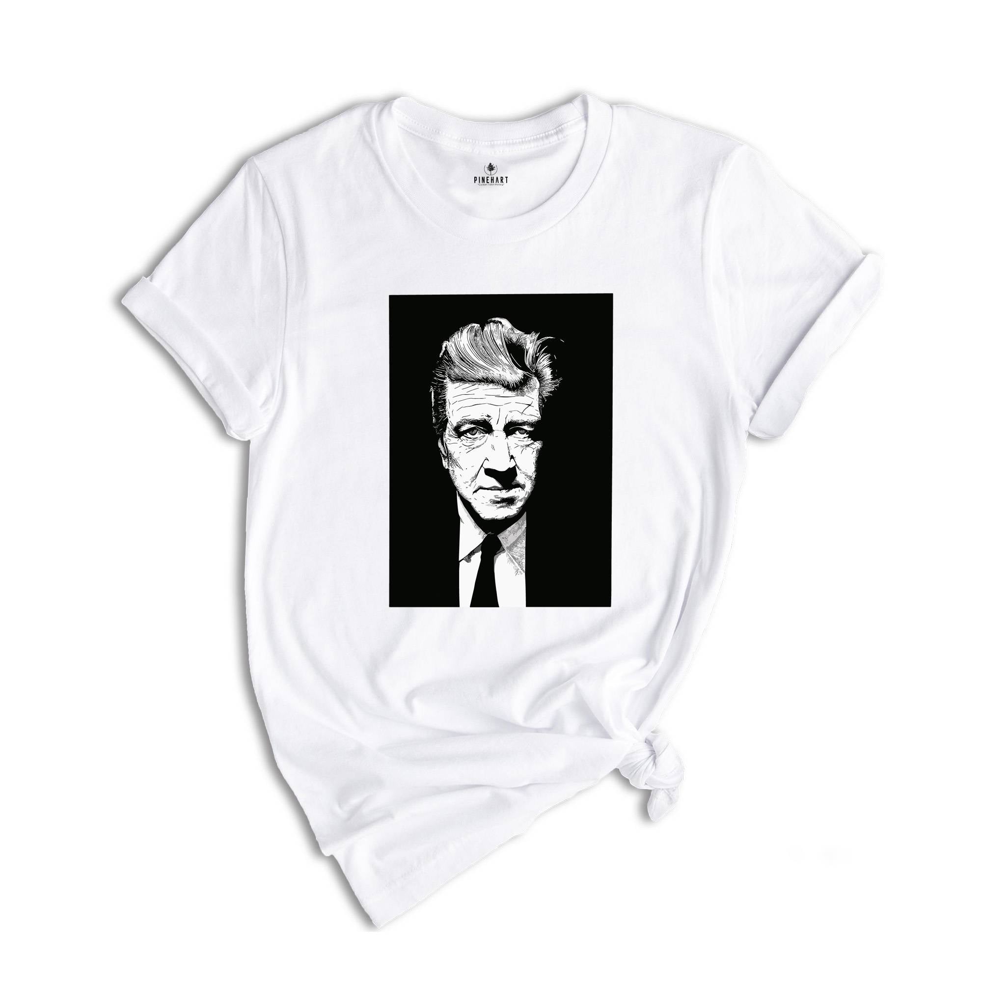 David Lynch Twin Peaks T-Shirt, Ringer T Shirt Twin Peaks Shirt Cult Horror Gift For Twin Peaks Fan 90s Horror, David Lynch Portrait Shirt