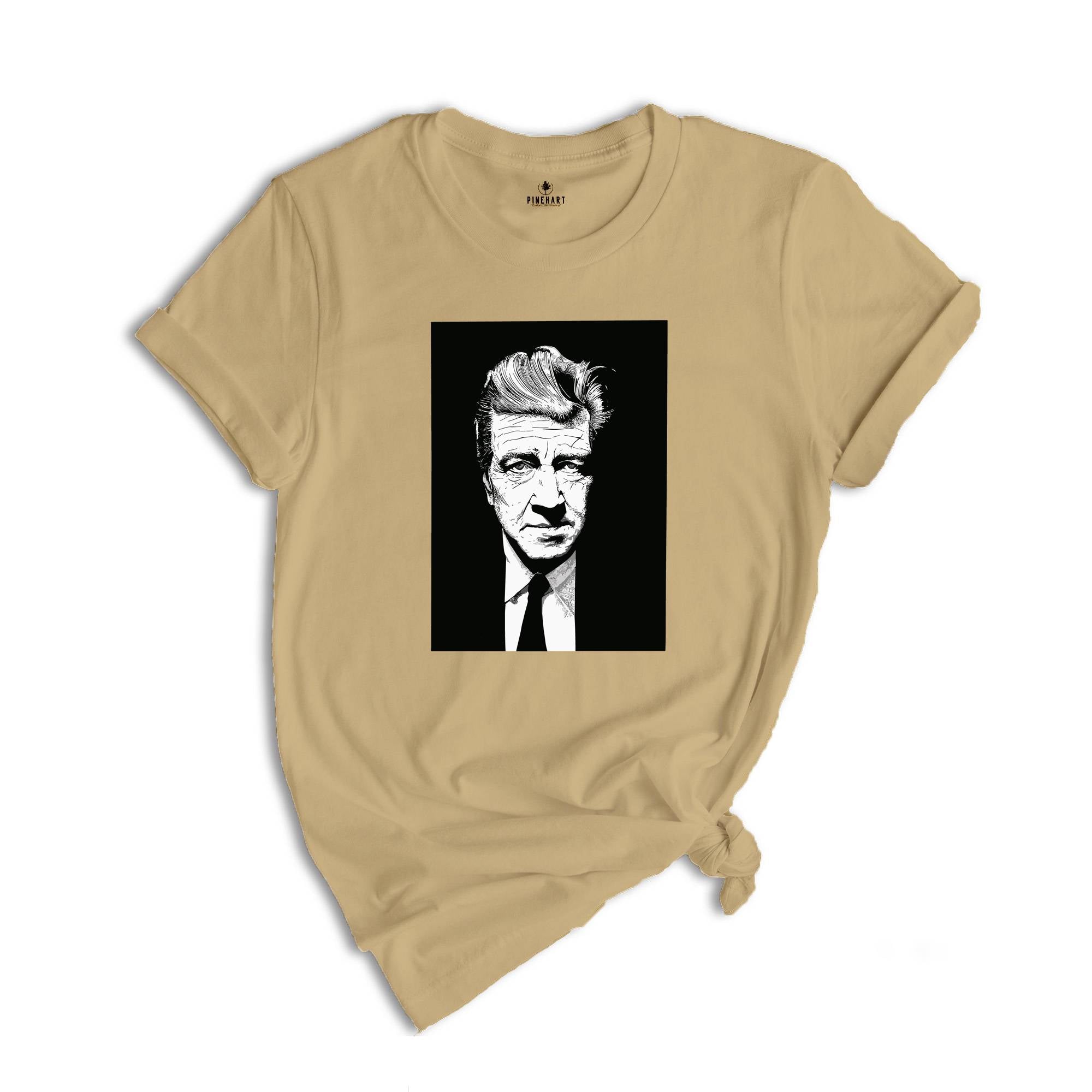 David Lynch Twin Peaks T-Shirt, Ringer T Shirt Twin Peaks Shirt Cult Horror Gift For Twin Peaks Fan 90s Horror, David Lynch Portrait Shirt