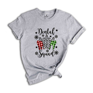 Dental Squad Christmas Shirt, Cute Christmas Tooth Tee, Dentist Christmas Shirt, Christmas Crew Shirt, Ugly Dentist Gift