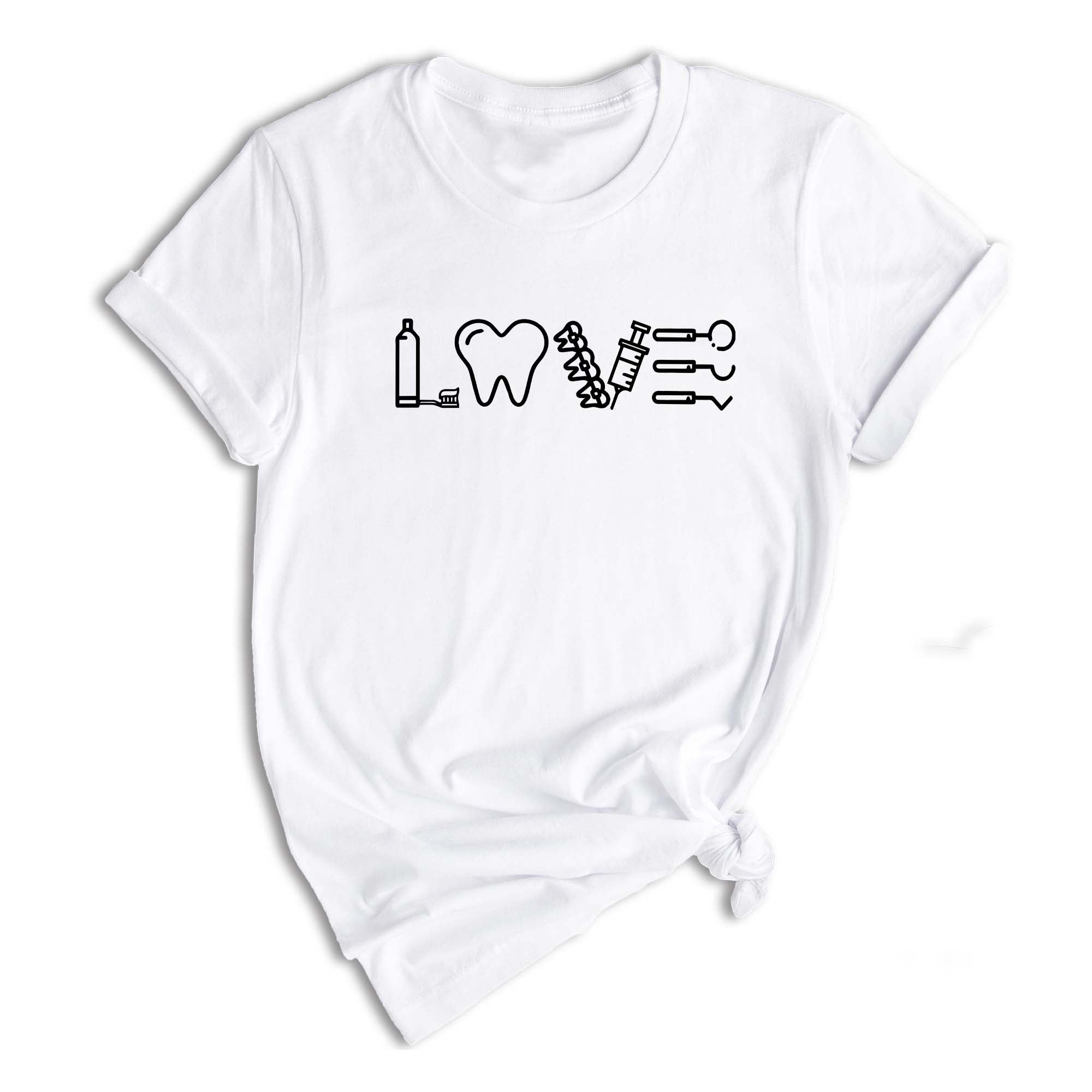 Dental Tool Love Tee, Dental Assistant Tee, Dental Squad Shirt, Dentist Sweatshirt, Dental Hygienist Shirt, Dental Student Gift