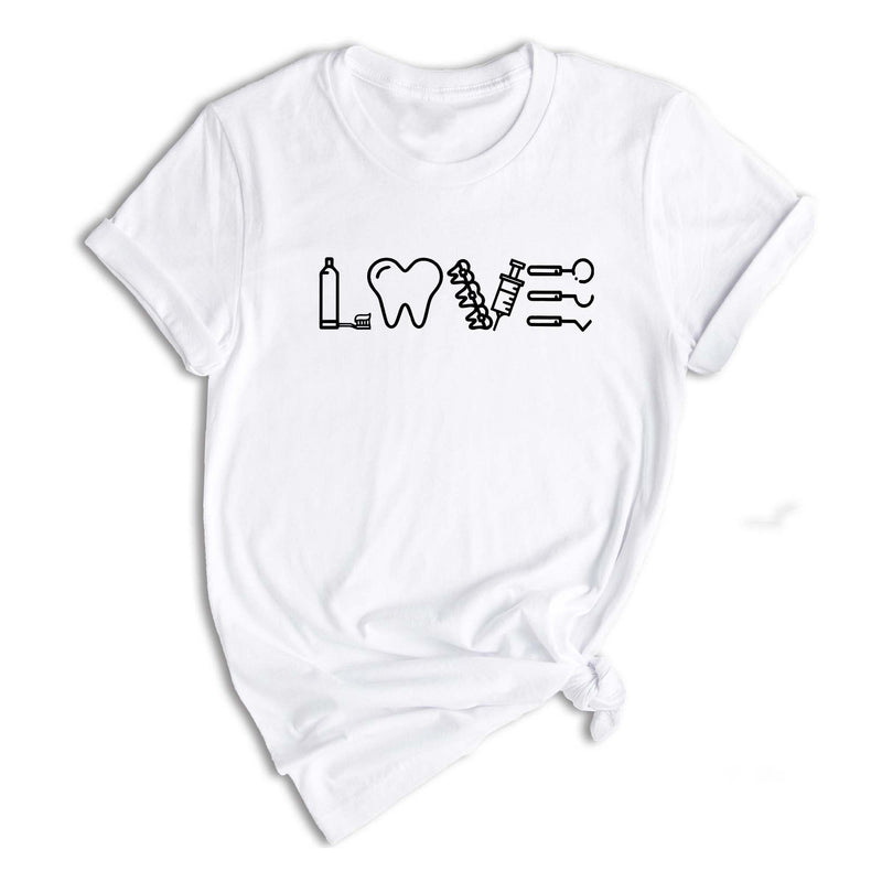 Dental Tool Love Tee, Dental Assistant Tee, Dental Squad Shirt, Dentist Sweatshirt, Dental Hygienist Shirt, Dental Student Gift
