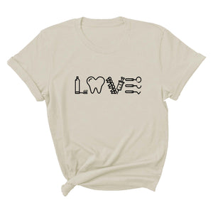 Dental Tool Love Tee, Dental Assistant Tee, Dental Squad Shirt, Dentist Sweatshirt, Dental Hygienist Shirt, Dental Student Gift