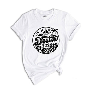 Destin 2026 Shirt, Destin Lover T-Shirt, Destin Fan Tee, Destin Beach Shirt, Destin Holiday Shirt, City Of Florida Shirt, Destin Trip Shirt