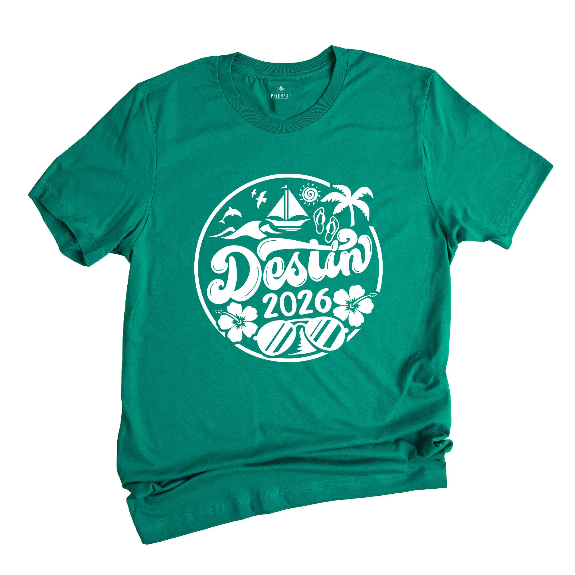 Destin 2026 Shirt, Destin Lover T-Shirt, Destin Fan Tee, Destin Beach Shirt, Destin Holiday Shirt, City Of Florida Shirt, Destin Trip Shirt