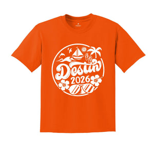 Destin 2026 Shirt, Destin Lover T-Shirt, Destin Fan Tee, Destin Beach Shirt, Destin Holiday Shirt, City Of Florida Shirt, Destin Trip Shirt