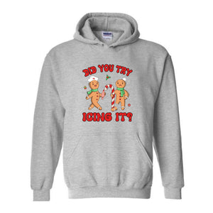 Did You Try Icing It Hoodie, School Nurse Christmas, Christmas Party, Nursing Christmas Hoodie, Ginger Bread Nurse
