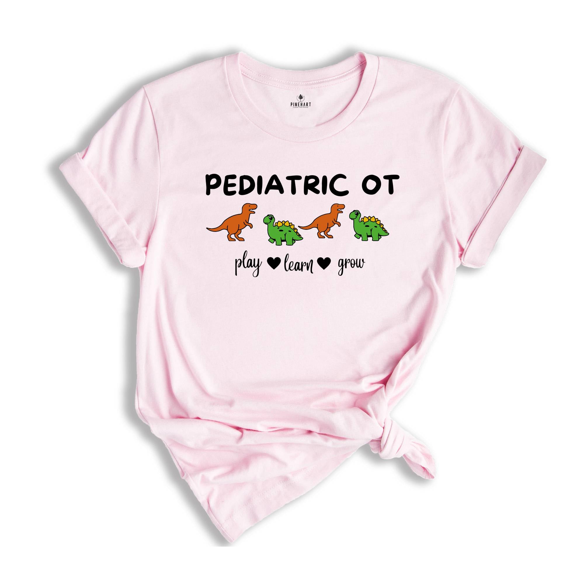 Dinosaur Pediatric OT Shirt, Occupational Therapy Shirt, Pediatric Ot Apparel, Occupational Outfit, Pediatric T-Shirt