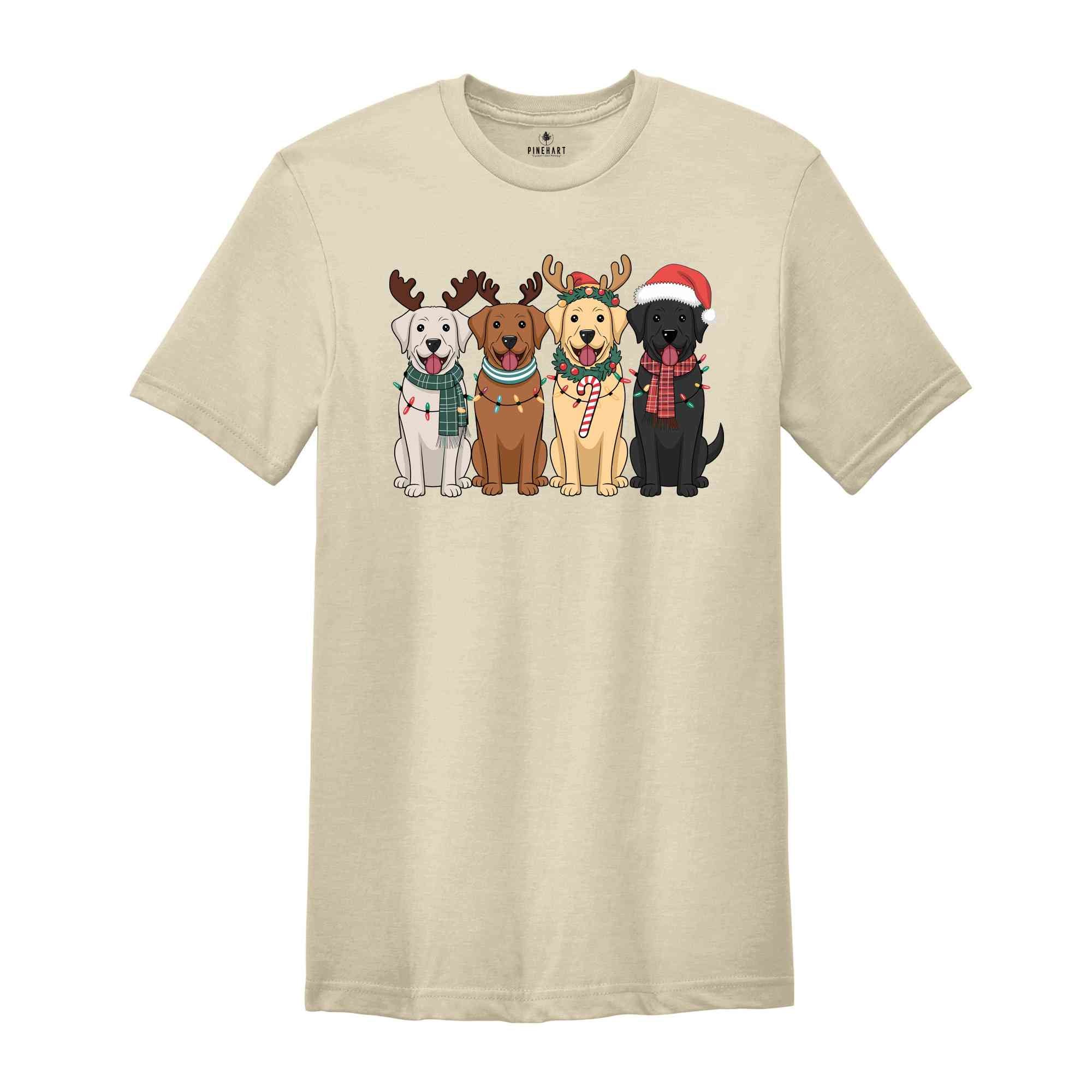 Dog Christmas Shirt, Labrador Retriever Christmas Shirt, Labrador Mom Shirt, Gift for Dog Lover, Holiday Shirt, Winter Shirt