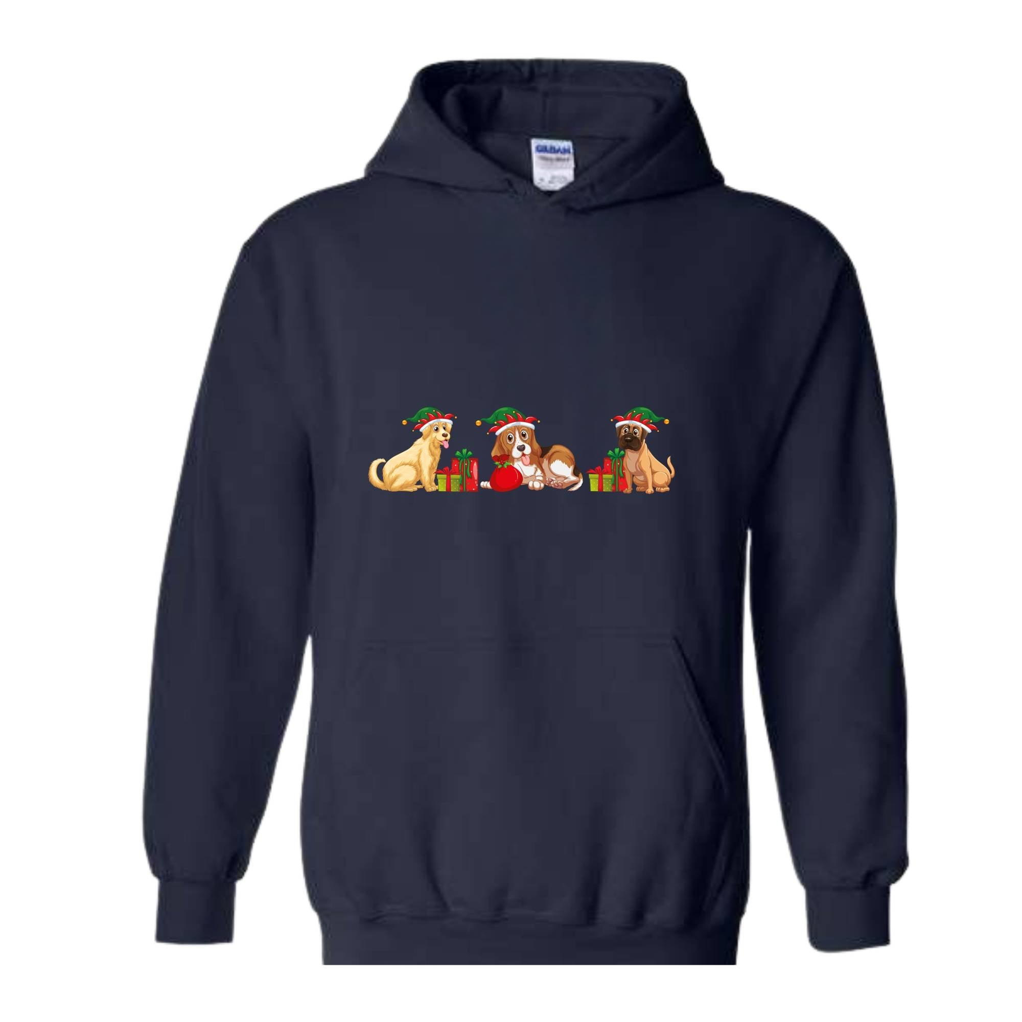 Dog Christmas Sweatshirt, Dog Parent Christmas Gift, Xmas Dog Sweatshirt, Dog Lover Sweatshirt, Dog Xmas Hoodie, Holiday Sweater