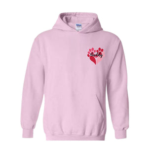 Dog Lover Hoodie, Custom Pet Name Hoodie, Custom Pet Name Hoodie, Valentine's Day Dog Lover Hoodie, Personalized Dog Name Hoodie
