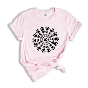 Dog Paw Shirt, International Dog Day Shirt, Patting The Dog Shirt, Lovely Dog Shirt, Paw Tee, Cute Dog Mom Tee