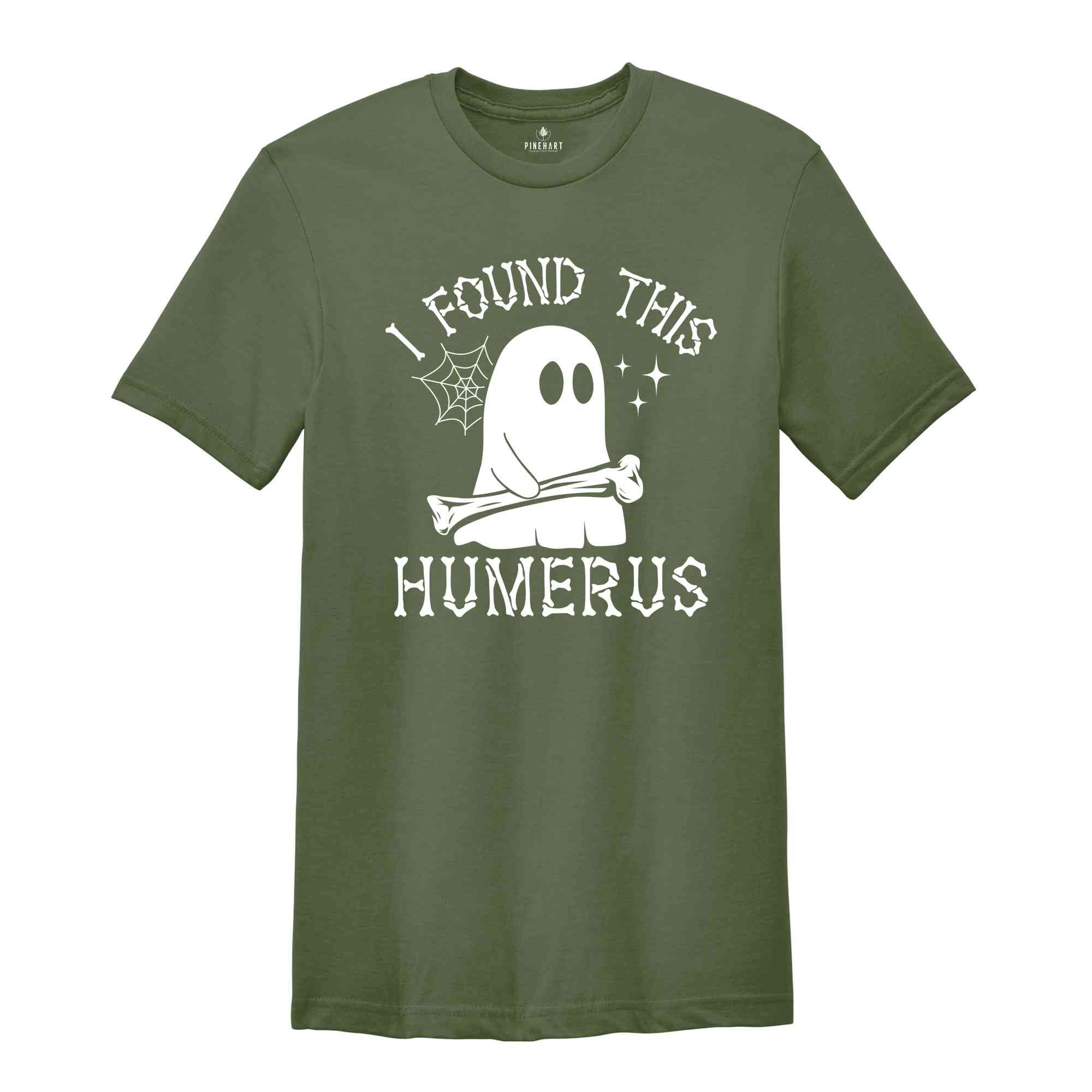 I Found This Humerous Shirt, Funny Doctor Ghost Tee, Halloween Nurse Shirt, Nurse Halloween Gift, Spooky Season Shirt