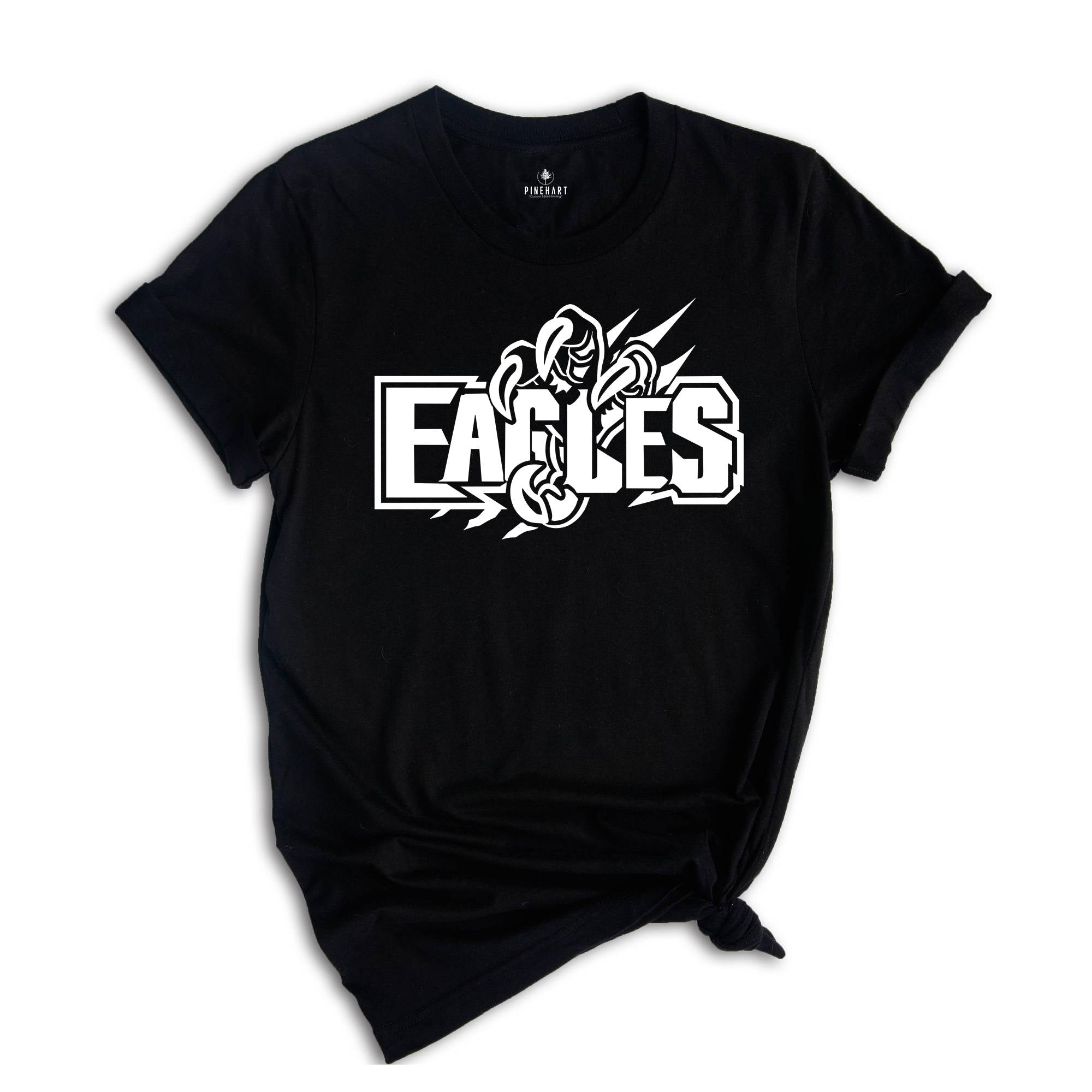 Eagle Mascot T-shirt, Eagles Football Shirt, Eagles Fan Shirt, Eagles School Shirt, Eagles School Spirit, Birthday Gift