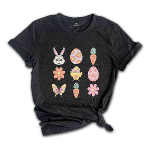 Easter Doodles Shirt, Cute Easter Shirt, Bunny Shirt, Easter Bunny Shirt, Happy Easter Shirt, Easter Day Gift, Easter Day Shirt, Cute Shirt