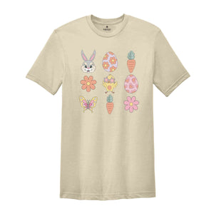 Easter Doodles Shirt, Cute Easter Shirt, Bunny Shirt, Easter Bunny Shirt, Happy Easter Shirt, Easter Day Gift, Easter Day Shirt, Cute Shirt