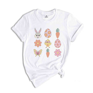 Easter Doodles Shirt, Cute Easter Shirt, Bunny Shirt, Easter Bunny Shirt, Happy Easter Shirt, Easter Day Gift, Easter Day Shirt, Cute Shirt