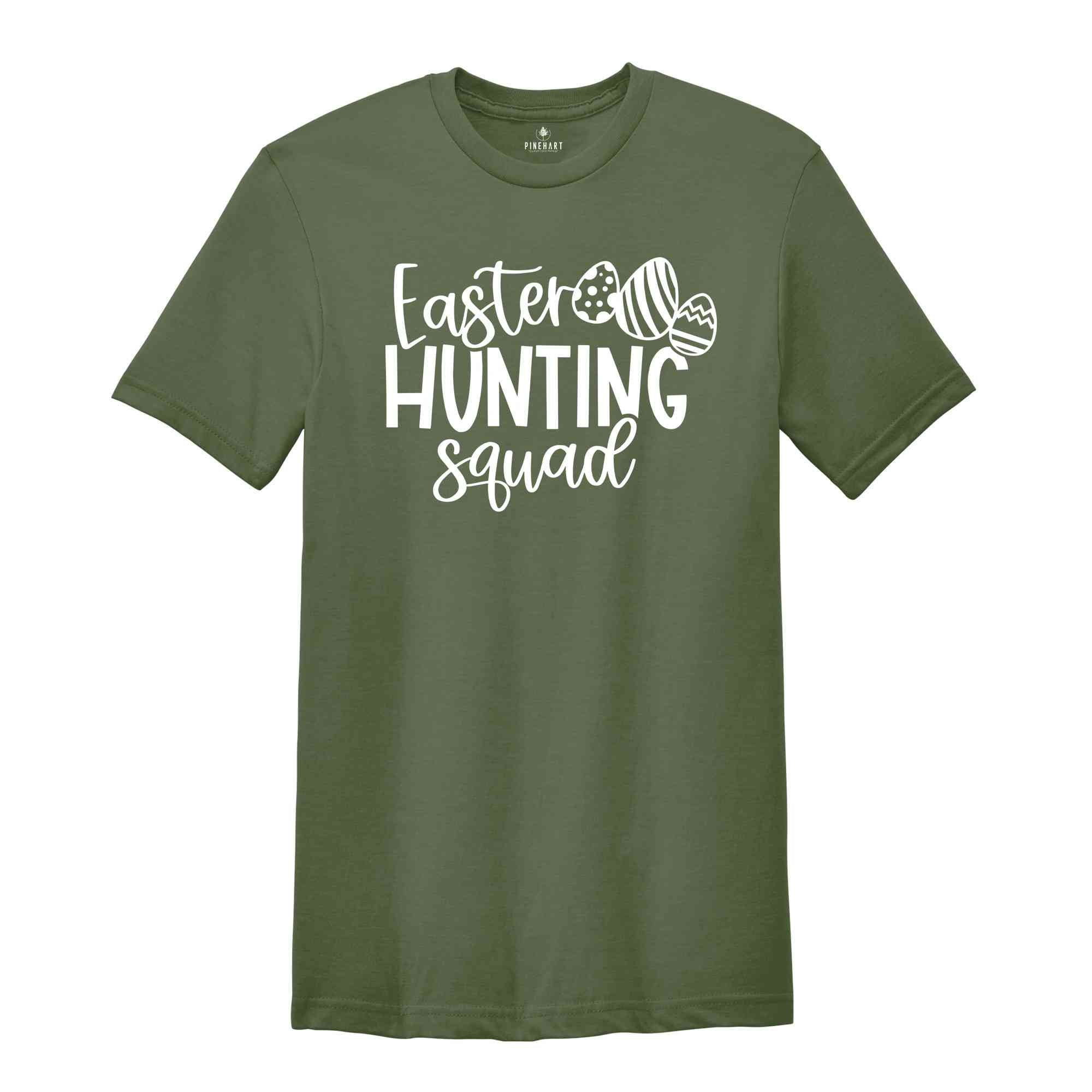 Easter Hunting Squad Shirt, Easter Hunting Shirt, Easter Day Shirt, Easter Squad Shirt, Easter Family Matching Shirt, Easter Apparel