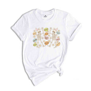 Easter Skeleton Shirt, Cute Easter Day Shirt, Easter Day Gift, Easter Vibes Shirt, Easter Clothing, Gift For Easter, Easter Egg Hunt