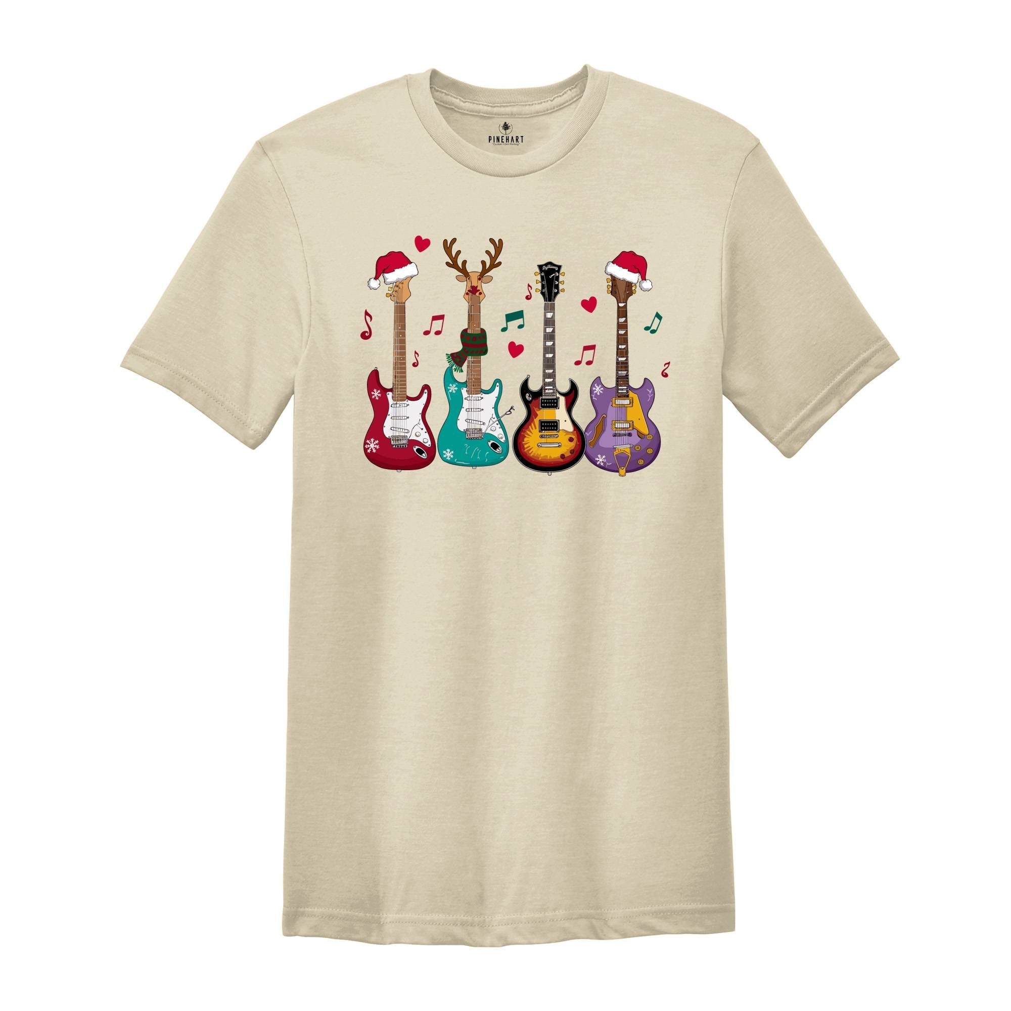 Electric Guitar Christmas Shirt, Electric Guitar Shirt, Music Christmas Shirt, Guitarist Shirt, Electric Guitarist Shirt, Musical Shirt