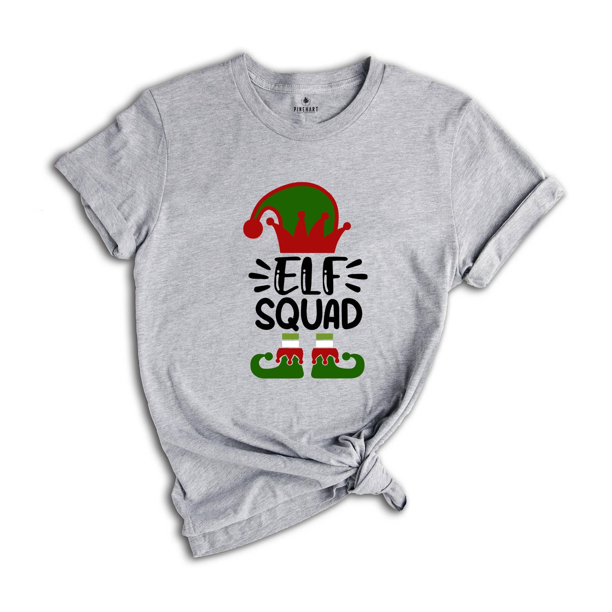Elf Squad Shirt, Christmas Elf Shirt, Santa's Elf Shirt, Christmas Shirt, Happy New Year Shirt, Happy Christmas Shirt
