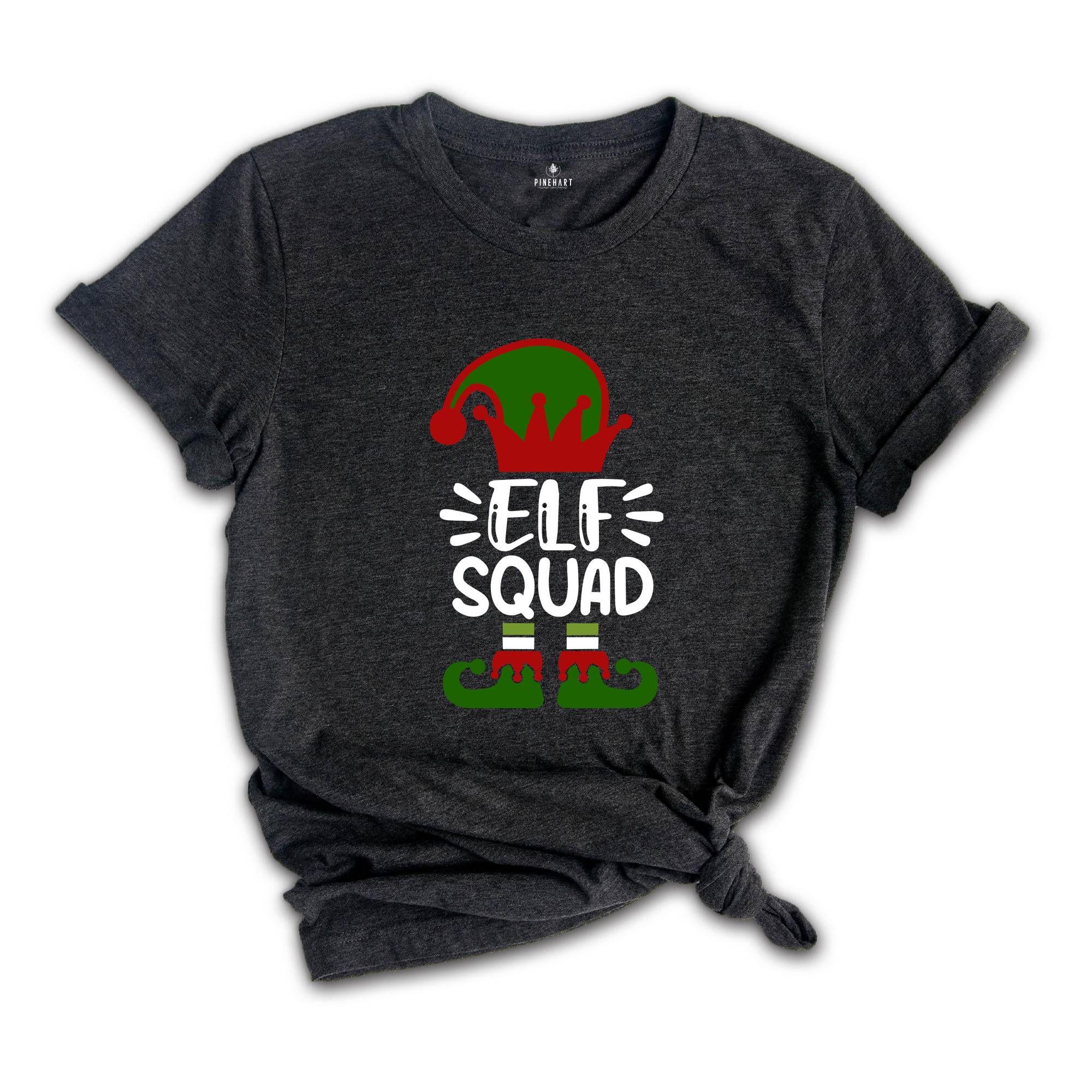 Elf Squad Shirt, Christmas Elf Shirt, Santa's Elf Shirt, Christmas Shirt, Happy New Year Shirt, Happy Christmas Shirt