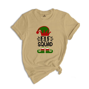 Elf Squad Shirt, Christmas Elf Shirt, Santa's Elf Shirt, Christmas Shirt, Happy New Year Shirt, Happy Christmas Shirt