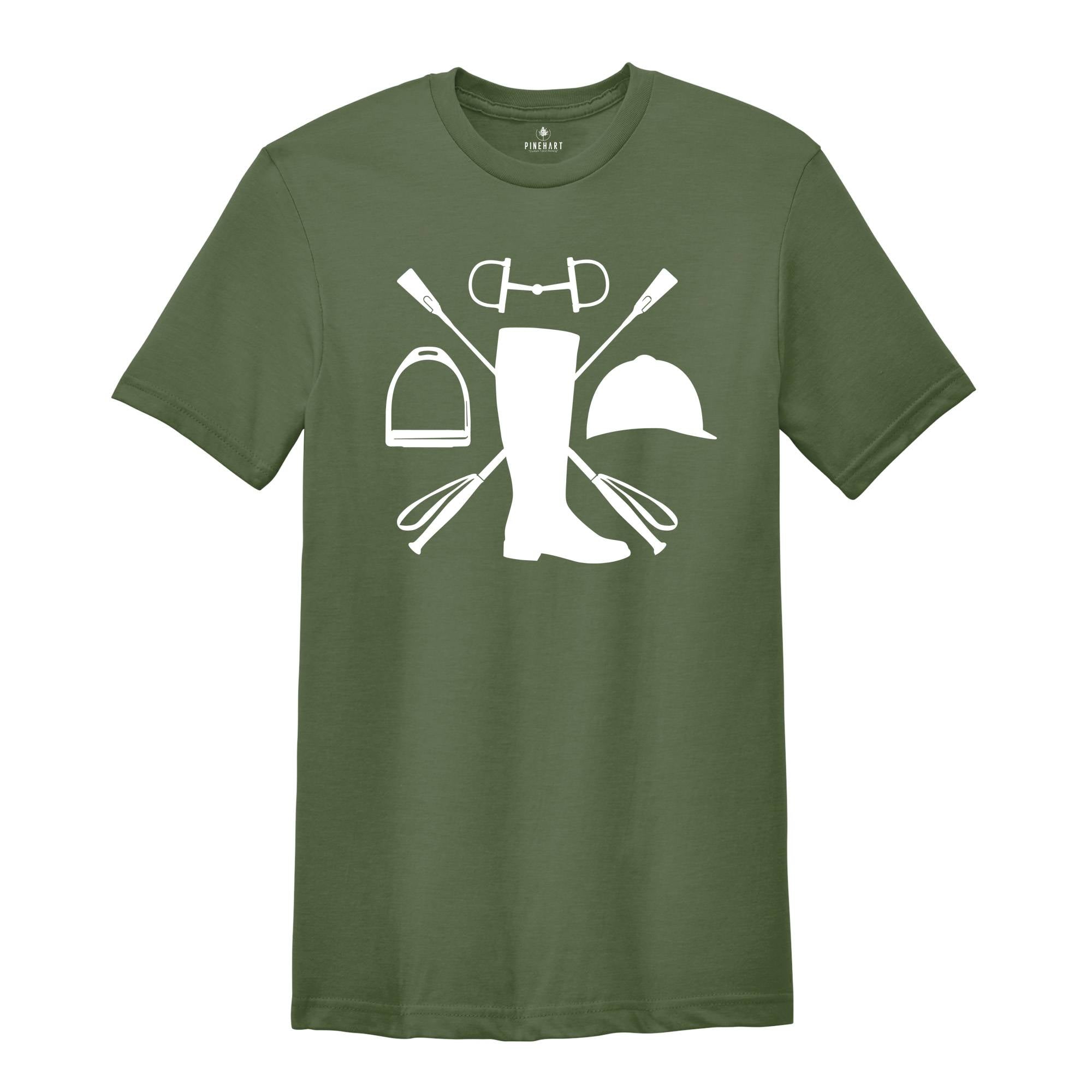 Equestrian Shirt, Horse Lover T-shirt, Horse Tee, Horseback Riding Shirt, Funny Horse Gift, Jockey Gift