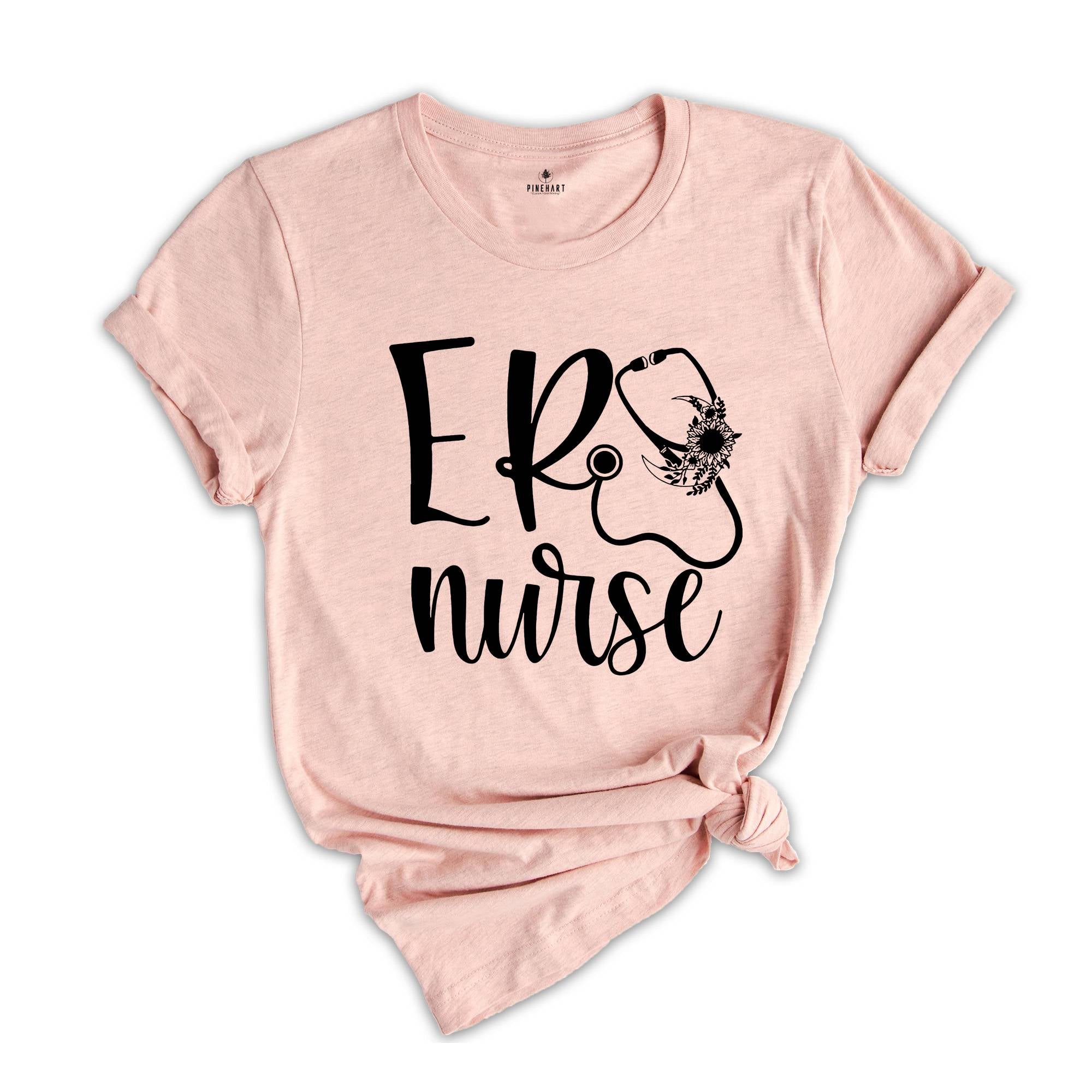 ER Nurse Shirt, Emergency Registered Nurse Tee, Nurse Shirt, New Grad Tee, Nurse Grad Gift, Emergency Medicine ER Shirt