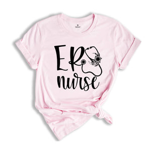 ER Nurse Shirt, Emergency Registered Nurse Tee, Nurse Shirt, New Grad Tee, Nurse Grad Gift, Emergency Medicine ER Shirt