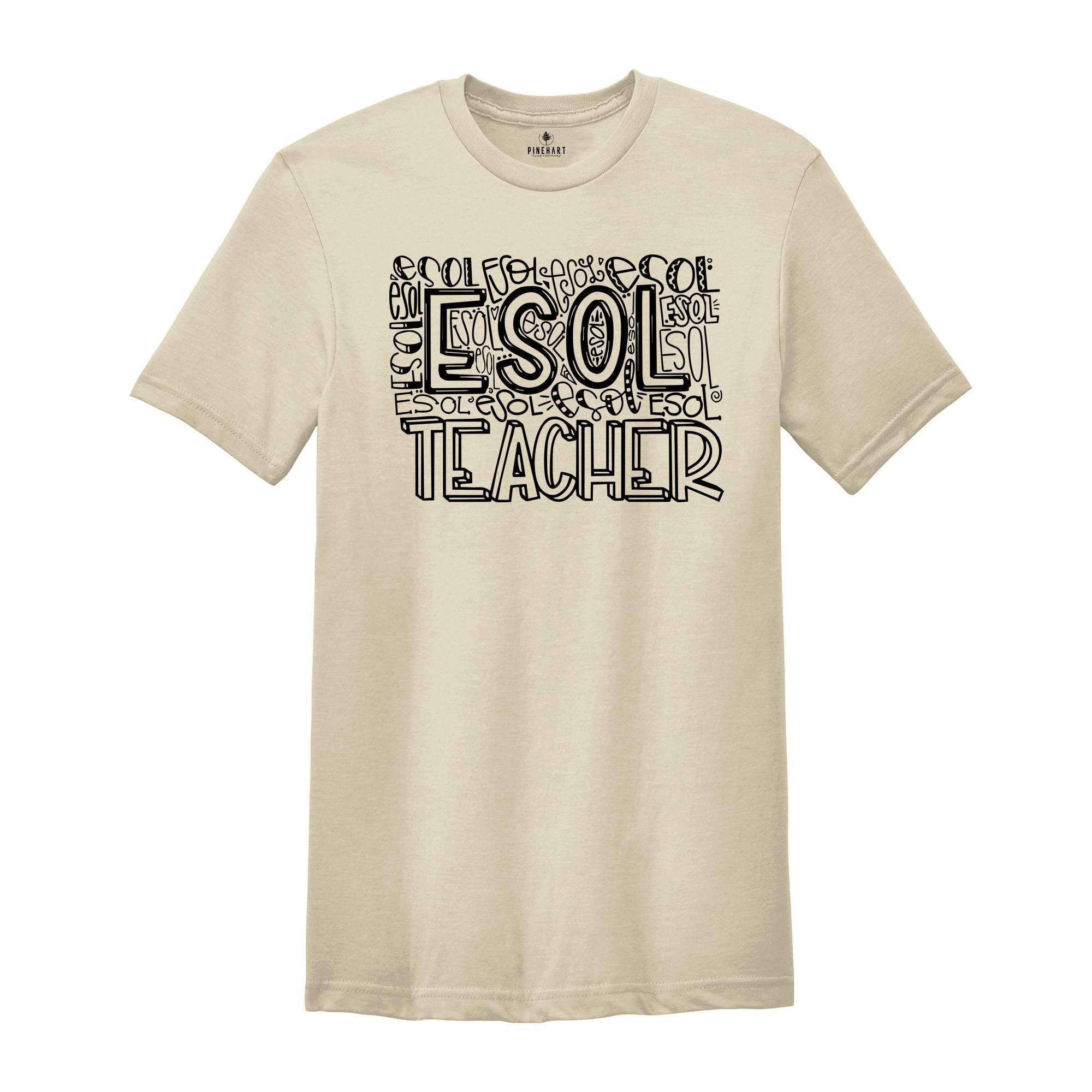 Esol Teacher T-Shirt, Second Language Tee, English Teacher Gift, English Language Teacher, ESL Teacher Shirt, ESL Squad